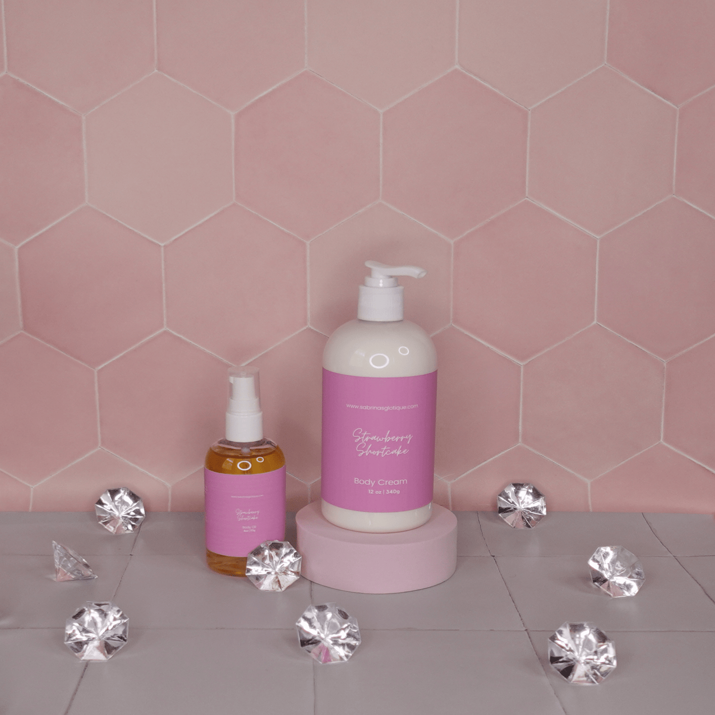 Strawberry Shortcake Body Oil and Cream Bundle - SabrinasGlotique