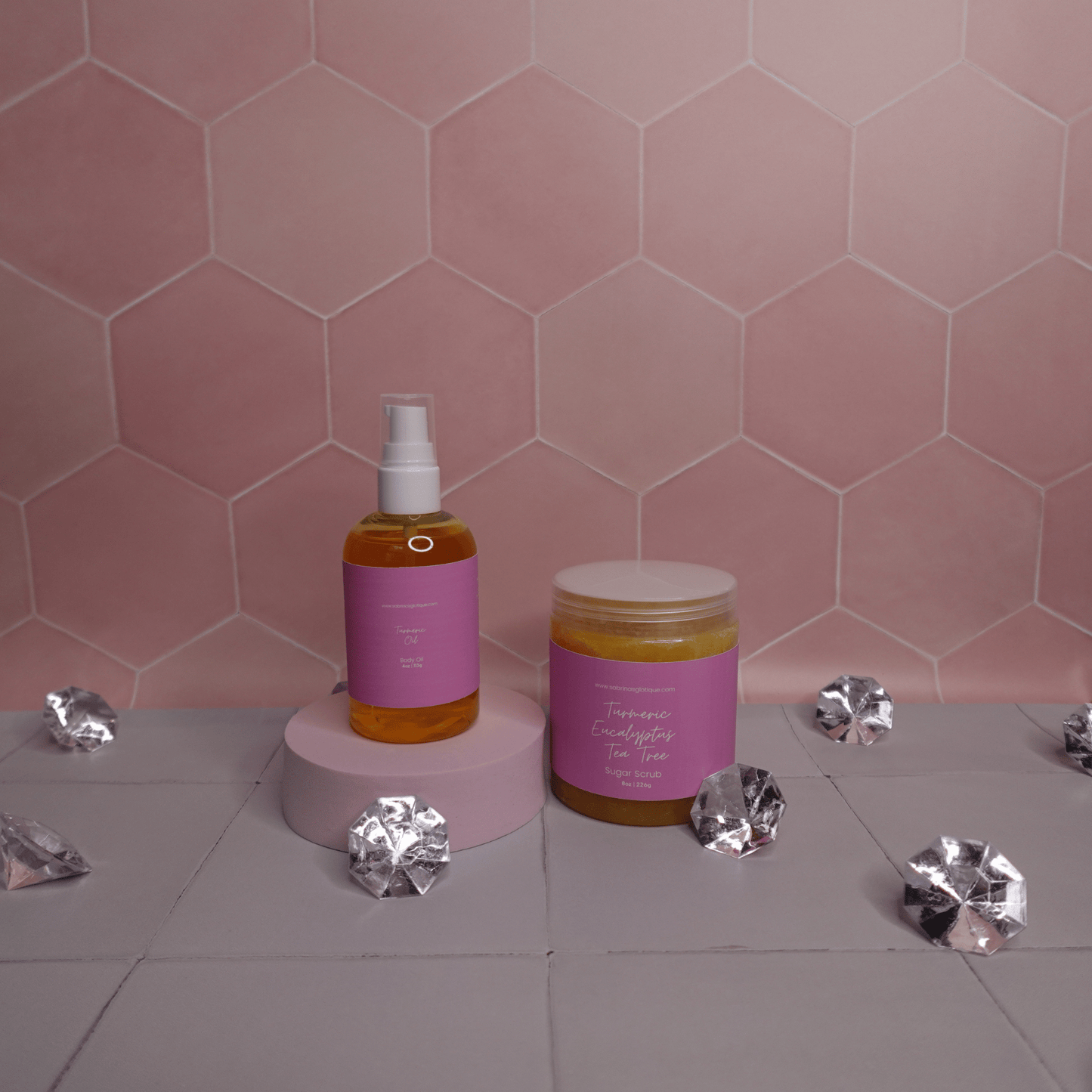 Turmeric Oil and Turmeric Scrub Combo With Kojic Acid - SabrinasGlotique